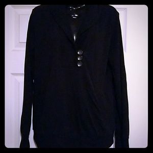 Banana Republic black sweat shirt with pockets